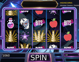 Gratis en itch.io: PONY SLOT MACHINE de reneowen