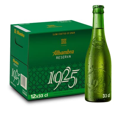 Alhambra Reserva 1925, Pack de 12 botellas x 33 cl, - Amazon