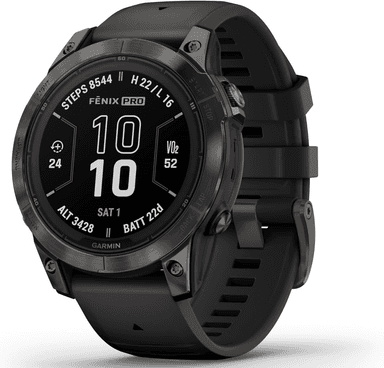 Garmin Fénix 7S Pro Solar GPS NFC 42mm MIP Gris Correa Negra Resistencia Agua 10ATM SpO2. REACONDICIONADO EXCELENTE. - Amazon