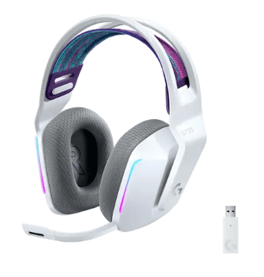 Auriculares Gaming Inalámbricos Logitech G G733 LIGHTSPEED (Sonido 7.1 | Iluminación LIGHTSYNC RGB | Hasta 29h de Batería | Blancos) - MediaMarkt