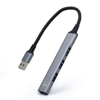 Hub Ewent 4 puertos 5Gbps EW1144 USB 3.2 Gen 1 Plug&Play alimentación por USB - PcComponentes