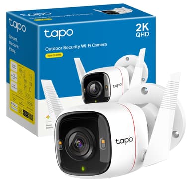 Cámara de vigilancia exterior TP-Link Tapo C320WS (2K QHD, Visión Nocturna Color, Detección IA) - Amazon