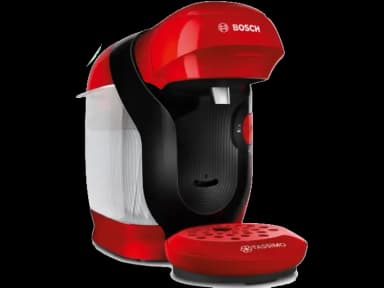 Cafetera de cápsulas - Bosch Tassimo Style TAS113E, 3.3 bar, 0.7 l, 1.400 W, Intellibrew, Tamaño Compacto, Sostenible, Rojo - MediaMarkt