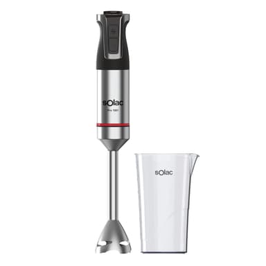 Solac - Batidora de Mano Pro 1500W, 20 Velocidades, Turbo, 4 Cuchillas Inox - Amazon