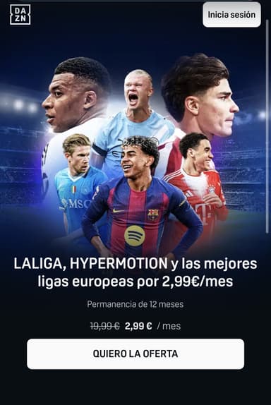 Todas las ligas - Cuentas seleccionadas - DAZN