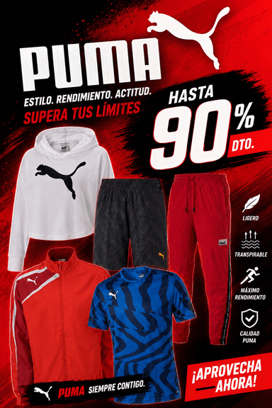RECOPILACIÓN PUMA desde 2,99€ (hasta 90%) - Deporte Outlet