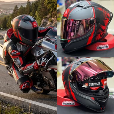 Casco de moto integral MT Braker SV | ECE22.06 | Con visor solar | Tallas M, L y XL - Fabregues Motos