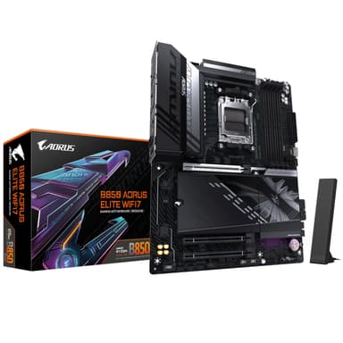 GIGABYTE B850 AORUS Elite WIFI7 Placa Base - Procesadores AMD Ryzen Serie 9000, VRM Digital de 14+2+2 Fases, hasta 8200MHz DDR5 (OC) - Amazon