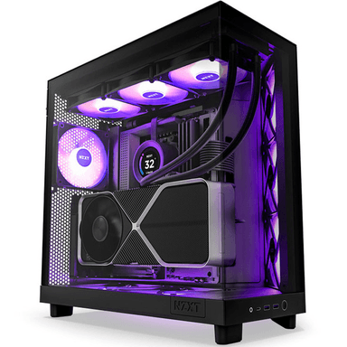 Caja/Torre NZXT H6 Flow RGB Negro - Coolmod