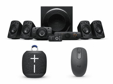 Sistema de altavoces Logitech Z906 5.1 THX + ratón inalámbrico M196 + WONDERBOOM 4 GRATIS | 150 primeros pedidos - Logitech