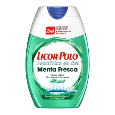 2 x Licor del Polo - Pasta de Dientes 2 en 1 Menta Fresca, Fresh, 75 Mililitros - LA UNIDAD SALE A 1,31€ - Amazon