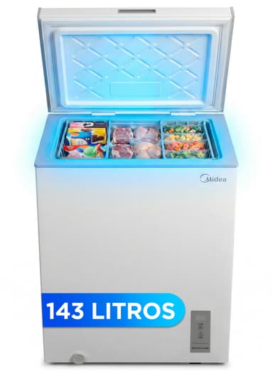 Arcón congelador Midea 143L - Amazon