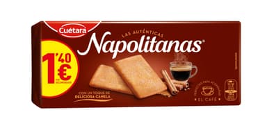 Cuétara Napolitanas - Galletas de Canela (213 g) - Amazon