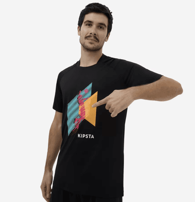 Camiseta para hombre negra - Decathlon