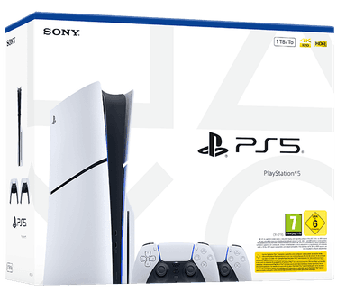 Consola PlayStation 5 (Chasis E) + 2 mandos DualSense [CLIENTES] (Permanencia 4 años) - Movistar