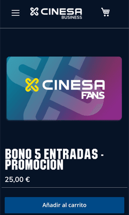 Bono de 5 entradas por 25 (5€ la entrada) para Cinesa normal y Luxe. Mirar condiciones.