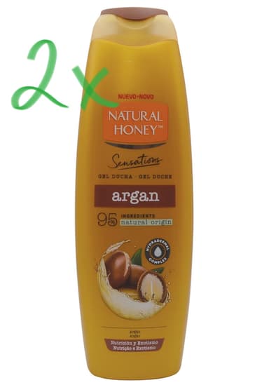 2 x NATURAL HONEY Gel de Baño Elixir de Argan 650 ml - Amazon