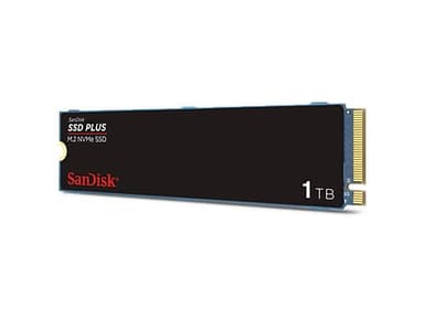 Disco duro SSD interno 1 TB - Sandisk SSD Plus M.2 NVMe, PCIe Gen M.2 2280, Hasta 3200 MB/s lectura, Negro - MediaMarkt
