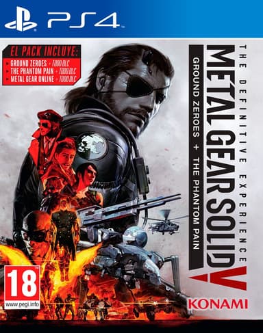PS4 Metal Gear Solid V: The Definitive Experience – Ground Zeroes + The Phantom Pain + Metal Gear Online - Amazon