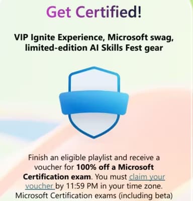 Cupón GRATIS para varias Certificaciones de Microsoft - Microsoft