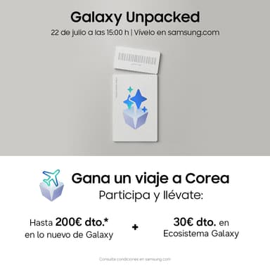Samsung Galaxy Unpacked | Regístrate para descuentos exclusivos - Samsung