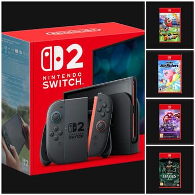 Pack Nintendo Switch 2 + 1 juego físico a escoger: Mario Tennis Fever, Kirby Air Riders, Metroid Prime 4 Beyond o Hades 2 - MediaMarkt