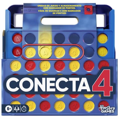 Juego de Mesa Conecta 4 Hasbro Gaming (Estuche Todo en Uno | Marcador de Puntos | 2ª Unidad al -50% - 9,74€ unidad comprando 2) - Amazon