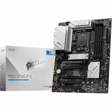 MSI PRO B760-P II – Placa Base ATX B760, LGA1700, DDR5, 2.5G LAN, 2× M.2 PCIe 4.0 [Reaco - Como Nueva; Embalaje Dañado] - Amazon