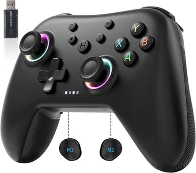 AceGamer Aurora Mando Inalámbrico Bluetooth 2.4G para PC, Switch, Steam, iOS y Android - Amazon
