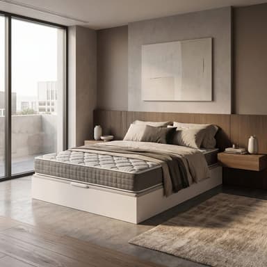 Pack Colchón Viscoelástico 150x190cm y canapé | ENVIO Y MONTAJE INCLUIDO | ROYAL SLEEP Ceramic | Blanco - Leroy Merlin