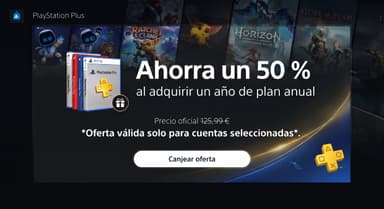 ¡50% de descuento en PlayStation Plus - Ofertas de Renovación y Retención (Solo para usuarios seleccionados) - PlayStation Store