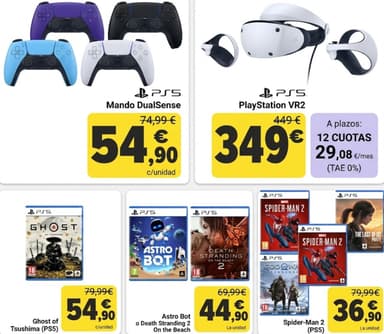 Days of Play 2026 - Ofertas Mandos DualSense, PSVR2 en todas las tiendas. - Sony