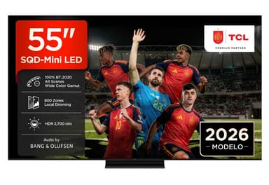 TV TCL 55C7L - SQD-Mini LED 55" [Precio tras cashback 100€] + 3 Meses gratis de Orange TV - MediaMarkt