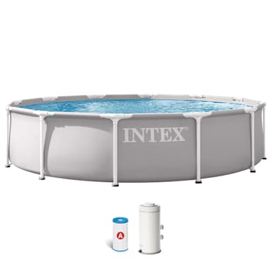 Piscina Intex con depuradora Desmontable D366x76 cm - Amazon