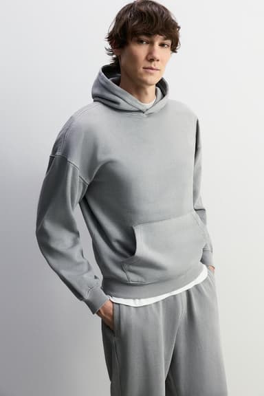 Sudadera efecto lavado capucha (3 colores) Tallas de XS a XXL - Lefties
