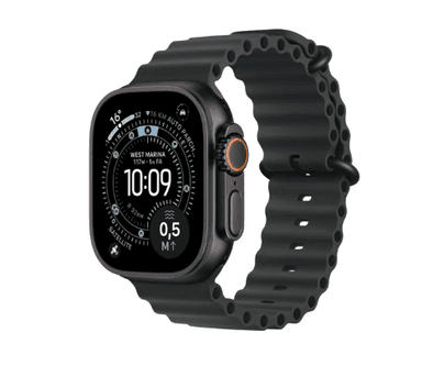 Apple Watch Ultra 3 GPS + Cellular de 49 mm con caja de titanio negro y correa Ocean Black - - Rakuten
