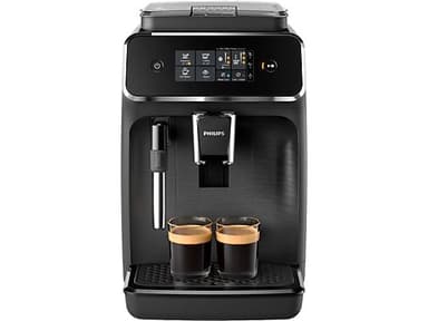 Cafetera superautomática - Philips EP2220/10, Molinillo integrado, Espumador de leche clásico, 1500W, 15 bar, 2 tazas, Negro - MediaMarkt