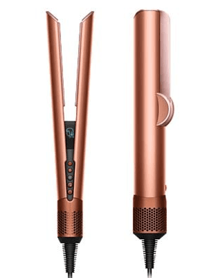 Plancha de pelo - Dyson Airstrait, Alisado Mojado a Seco, 1600W, 3 Niveles temperatura, 3 Niveles potencia, Amber Silk - MediaMarkt