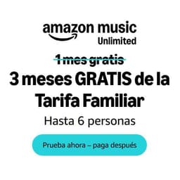 3 Meses GRATIS de Amazon Music