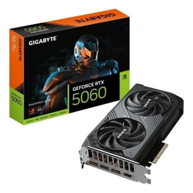 Gigabyte GeForce RTX 5060 WINDFORCE OC 8GB GDDR7 Reflex 2 RTX AI DLSS4 - PcComponentes