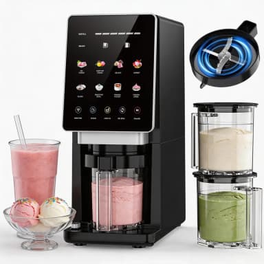 Máquina para hacer helados (8 programas, autolimpieza y funciones de mezcla) – Prepárate para el veran - AliExpress
