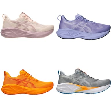 ASICS Novablast 5 | 2 colores de mujer y 2 de hombre, tallas en descripción - Maspormenos