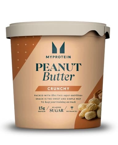 Crema de cacahuete 100% natural 1kg - Myprotein