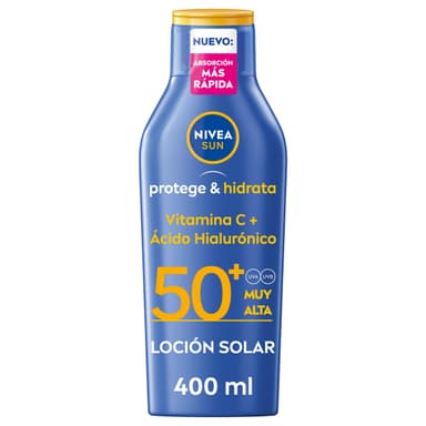 ¡4 Botes! Nivea crema solar 50FP 400ml - Amazon