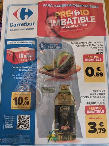 Folleto Carrefour Precio Imbatible del 28 al 31 de Agosto - Carrefour
