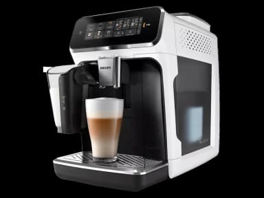 Cafetera Superautomática Philips EP3343/50 (19 bar, SilentBrew, espumador LatteGo, molinillo cerámico, café grano y molido, blanco/negro) - MediaMarkt