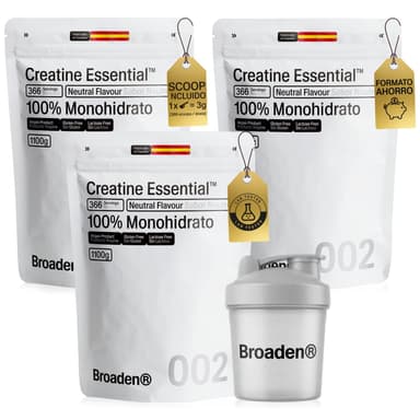 3.3 Kg Creatina Monohidratada/Micronizada en Polvo Sin Sabor | Incluye Dosificador + Shaker Regalo a 10€ el kilo. - Amazon