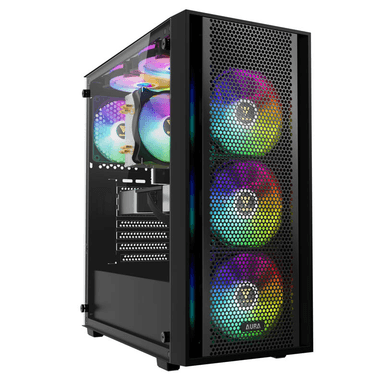 Caja PC GAMDIAS AURA GC2 ELITE ARGB – ATX | 4 Ventiladores ARGB | Frontal Mesh | Cristal Templado Panorámico - Coolmod