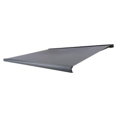 Sélection de Store Banne en promotion - Ex: Store Banne Motorisé 4x3m Astra L - Toile Acrylique, Gris (5x3m à 537€) - Leroy Merlin