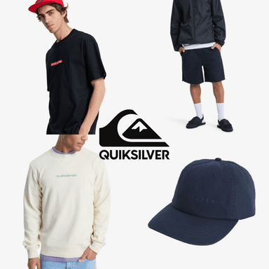 [Ventes Privées] Sélection d'articles Quiksilver en promotion - Ex : T-shirt manches courtes 100% Coton - Plusieurs couleurs (du XS au XXL) - Quiksilver